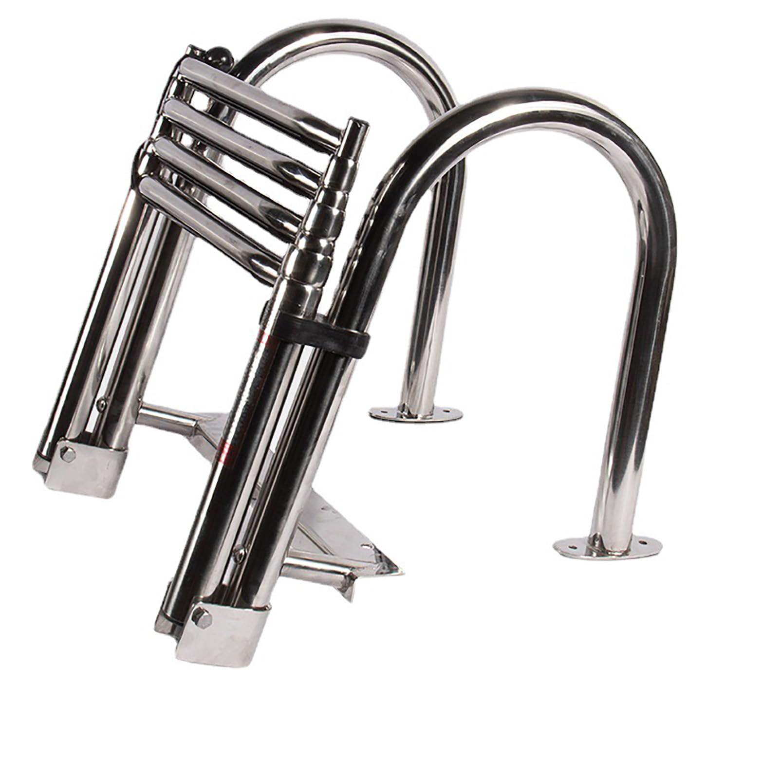 Scale per imbarcazioni scaletta bagno Telescopica Pieghevole In 4 Fasi Scaletta Barca Inox Scalette Barche Pieghevole Piscina Ponte Galleggiante Marina Drop Boat per piscina ponte barca