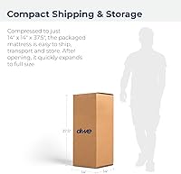 Vista 2 de Drive Medical Colchón FoamQuick'n Easy Comfort, color azul