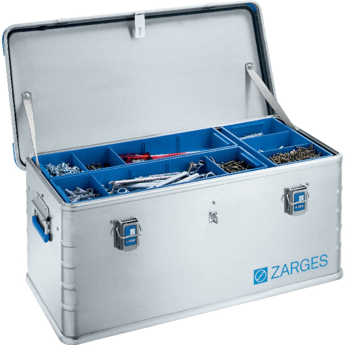 Zarges 40708 Aluminium Eurobox Wzb 81 L IM: 750 x 350 x 310 mm Colour