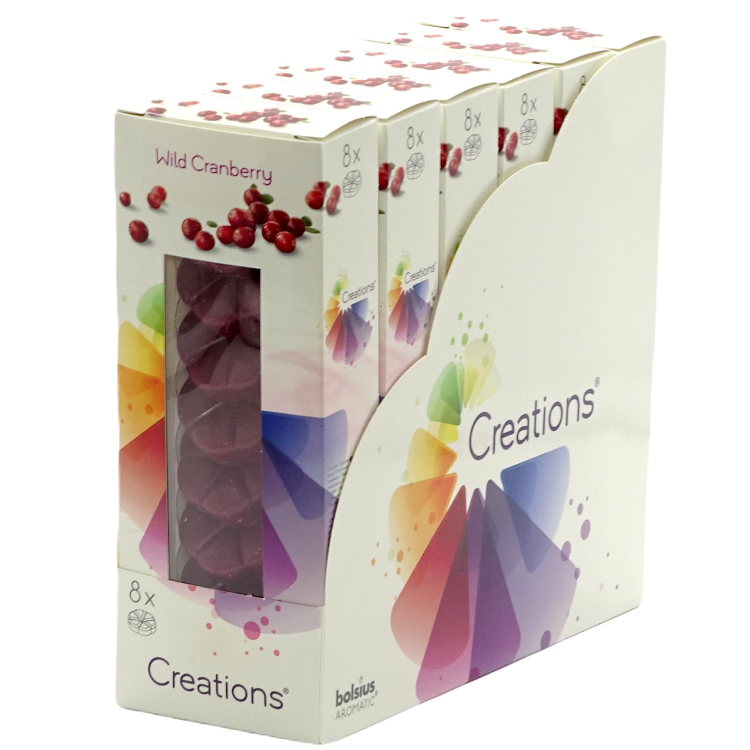 Bolsius CREATIONS Duftblüten - 48 Stück Magnolia Wachs Melts