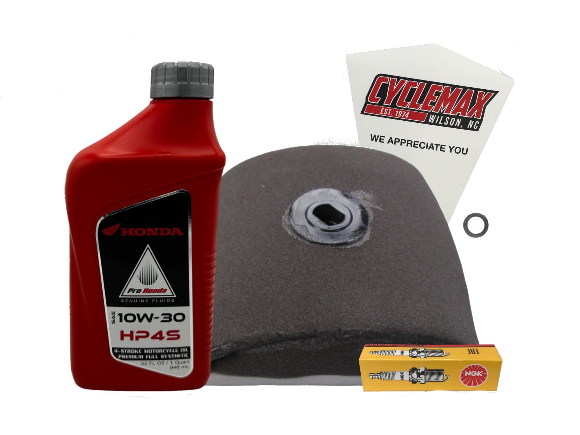 Cyclemax Full Synthetic HP4s Tune-Up Kit compatible with 2018-2025 Honda CRF125F