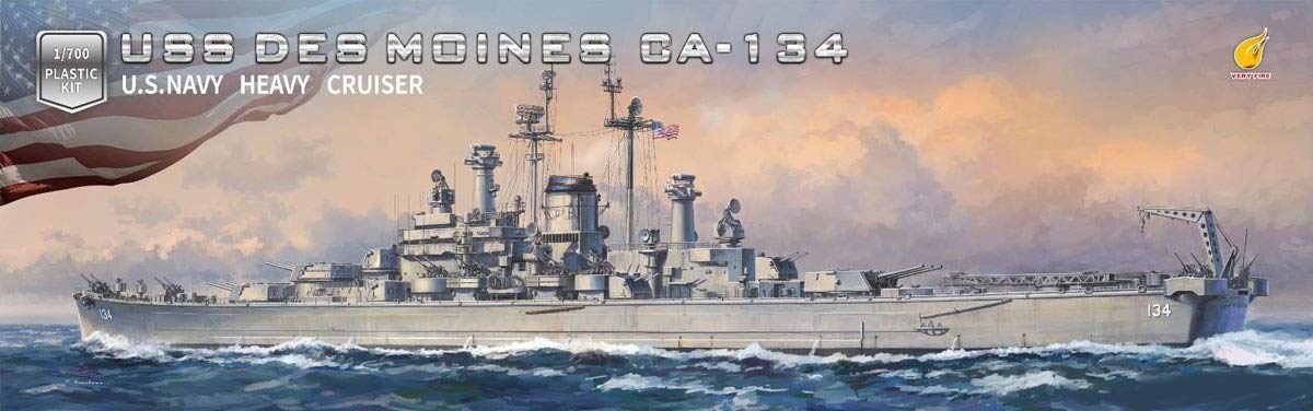 Amazon | ベリーファイア 1/700 アメリカ海軍 重巡洋艦 USS デモイン