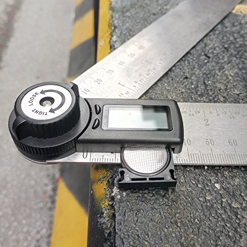 11 Inches Angle Protractor, RISEPRO 2in1 Digital Stainless Steel Angle