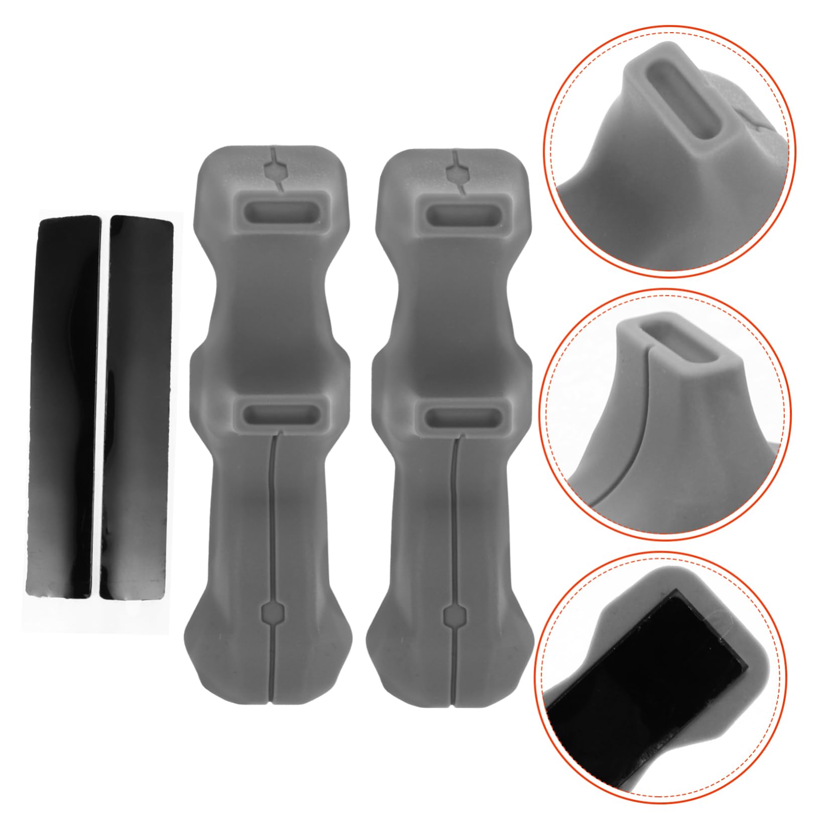 HOMSFOU 4paare Gaming Handle Aus Anti-rutsch-silikon Für Gamepad-griff Ergonomische Tablet-halterung Für Präzises Spielen Einfache Montage Ohne Werkzeuge Kompatibel Mit Verschiedenen
