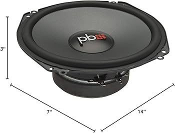 Amazon.com: PowerBass OE-700 (L2-700) OEM Replacement 7'' Midrange