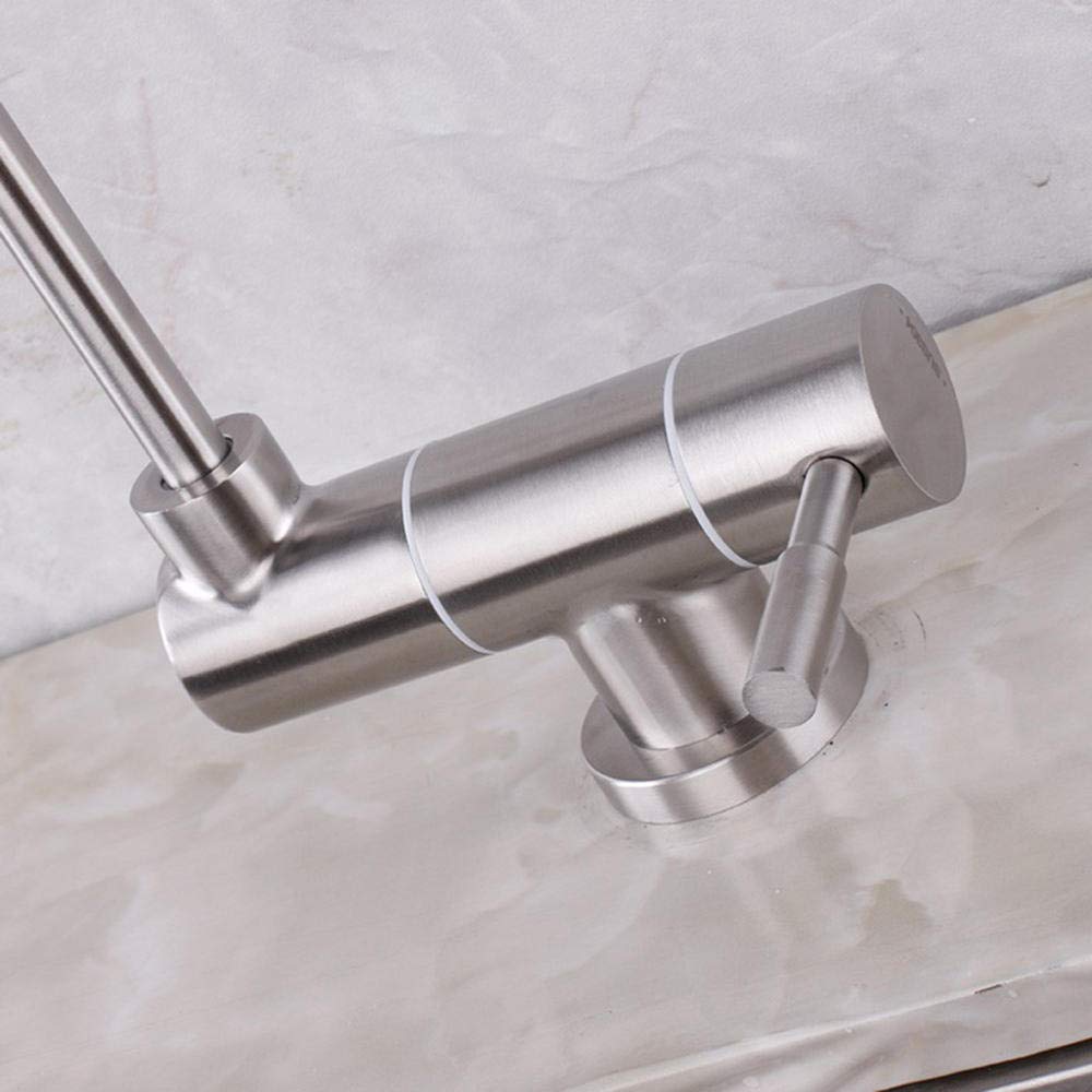 s 1/4 '' Filtro de Agua Potable de ósmosis Cocina Grifo de Agua Pura de Acero Inoxidable Grifo Plegable de Dibujo Recto para Beber-b Household faucets