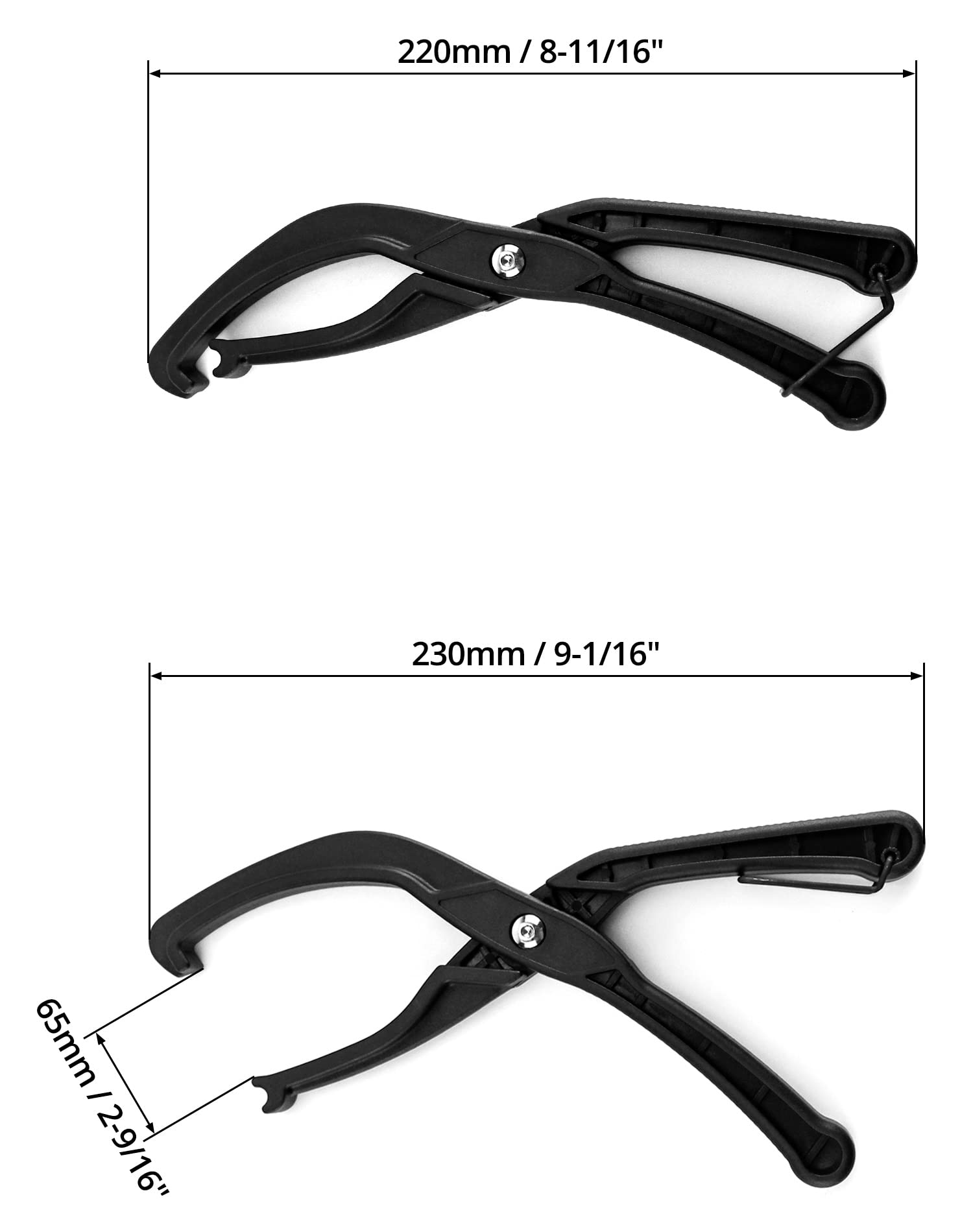 QWORK® Narzędzie do wymiany do opon rowerowych, narzędzie do wymiany opon, szczypce do opon rower MTB, narzędzie do naprawy opon rowerowych