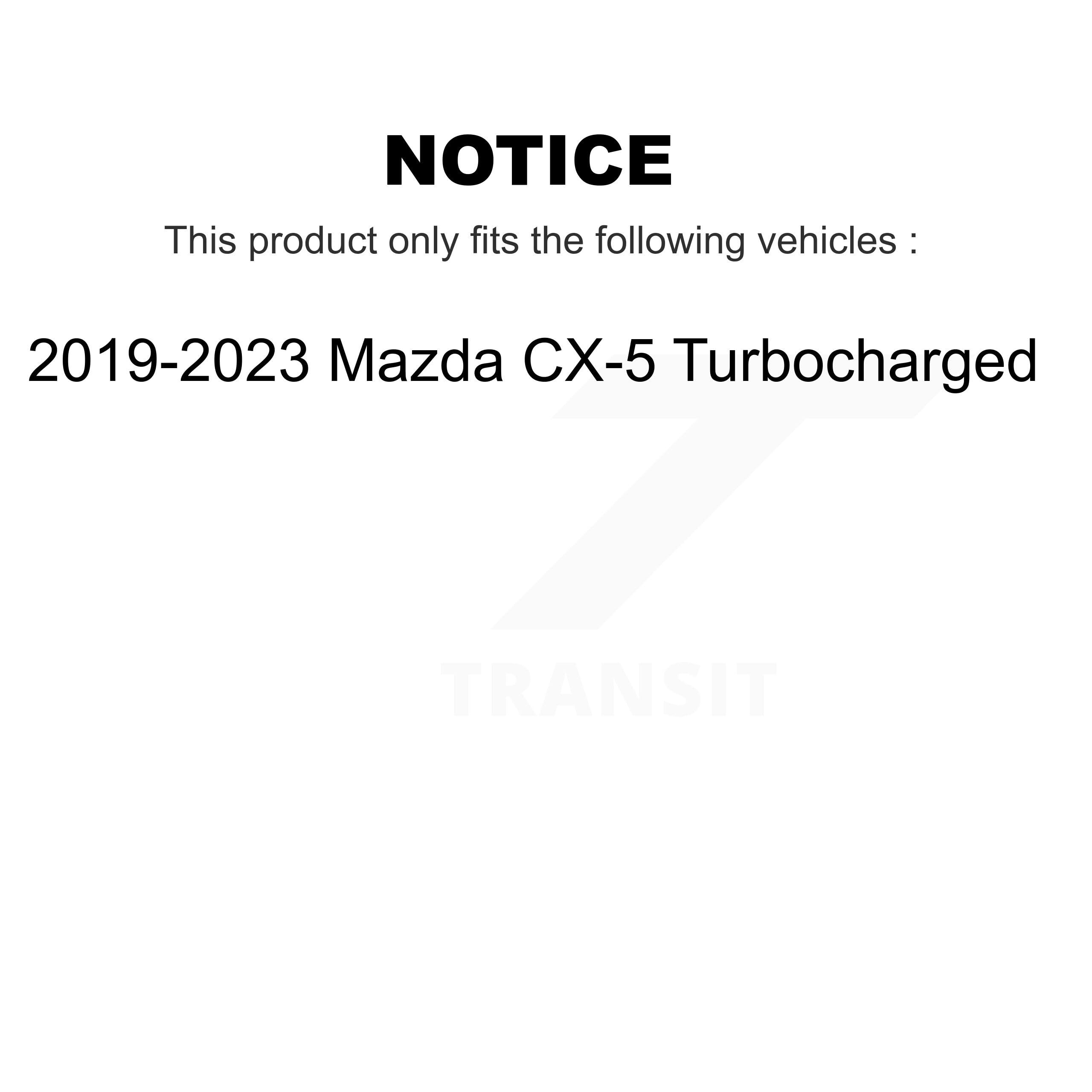 AmeriBRAKES Front Rear Ceramic Disc Brake Pads Kit Replacement For 2019-2022 Mazda CX-5 Turbocharged KNF-101046