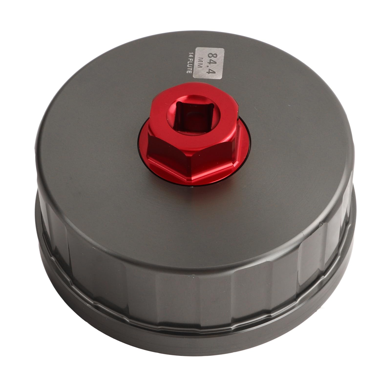 VOBOR Téleuse à Filtre à Huile, clé à Clés de Filtre à Huile Moteur, 84,4 Mm 14 Flûtes Remplacement de L'outil de Retrait du Filtre à Huile pour avec des Moteurs de 3,0 L