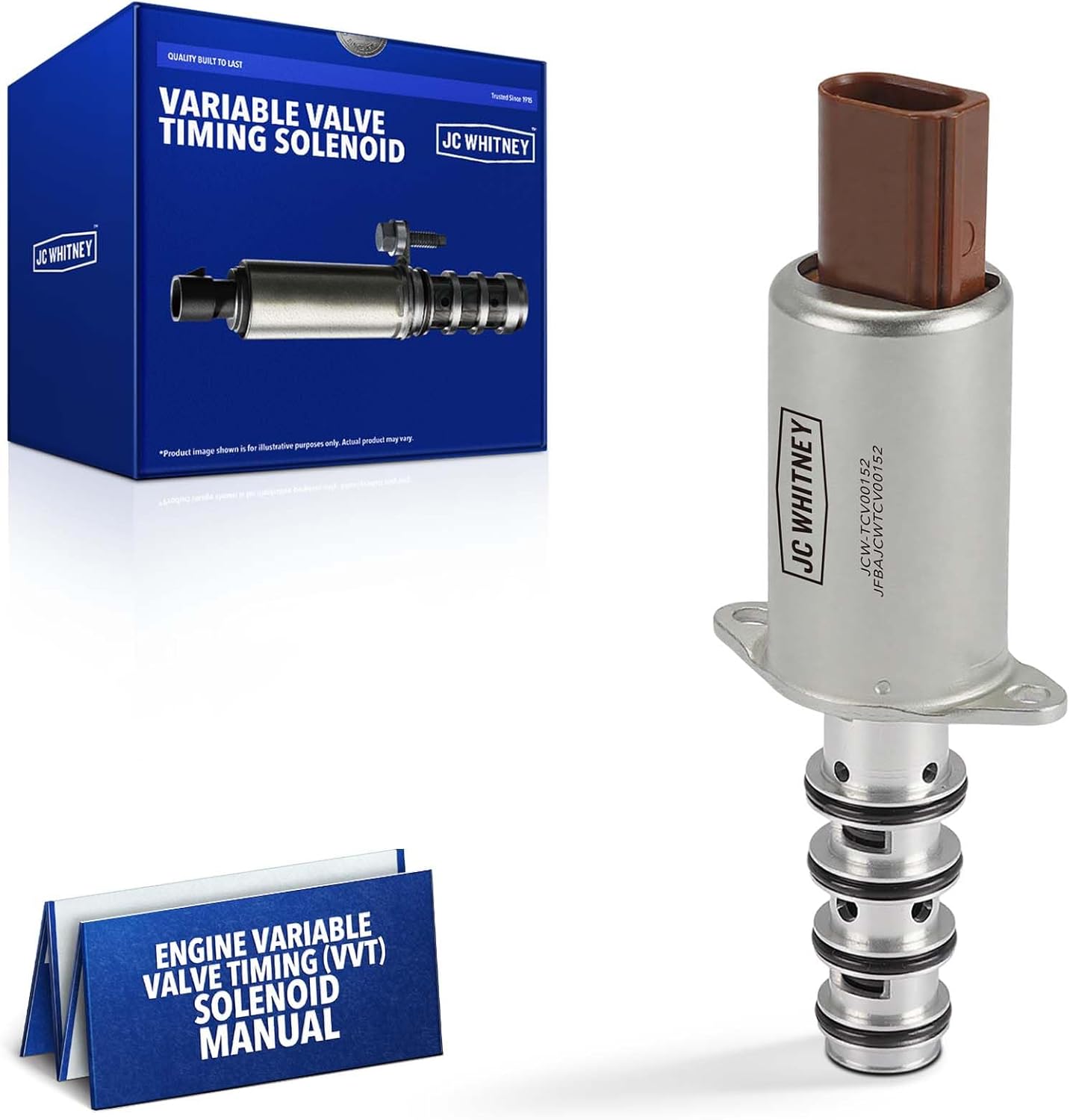 JC Whitney JFBAJCWTCV00152 Exhaust Engine Variable Valve Timing Solenoid (VVT) - Compatible with Volkswagen Passat, Touareg, Eos, R32, Audi Q7, A3, A3 Quattro, TT Quattro - 2.0L 3.2L 3.6L