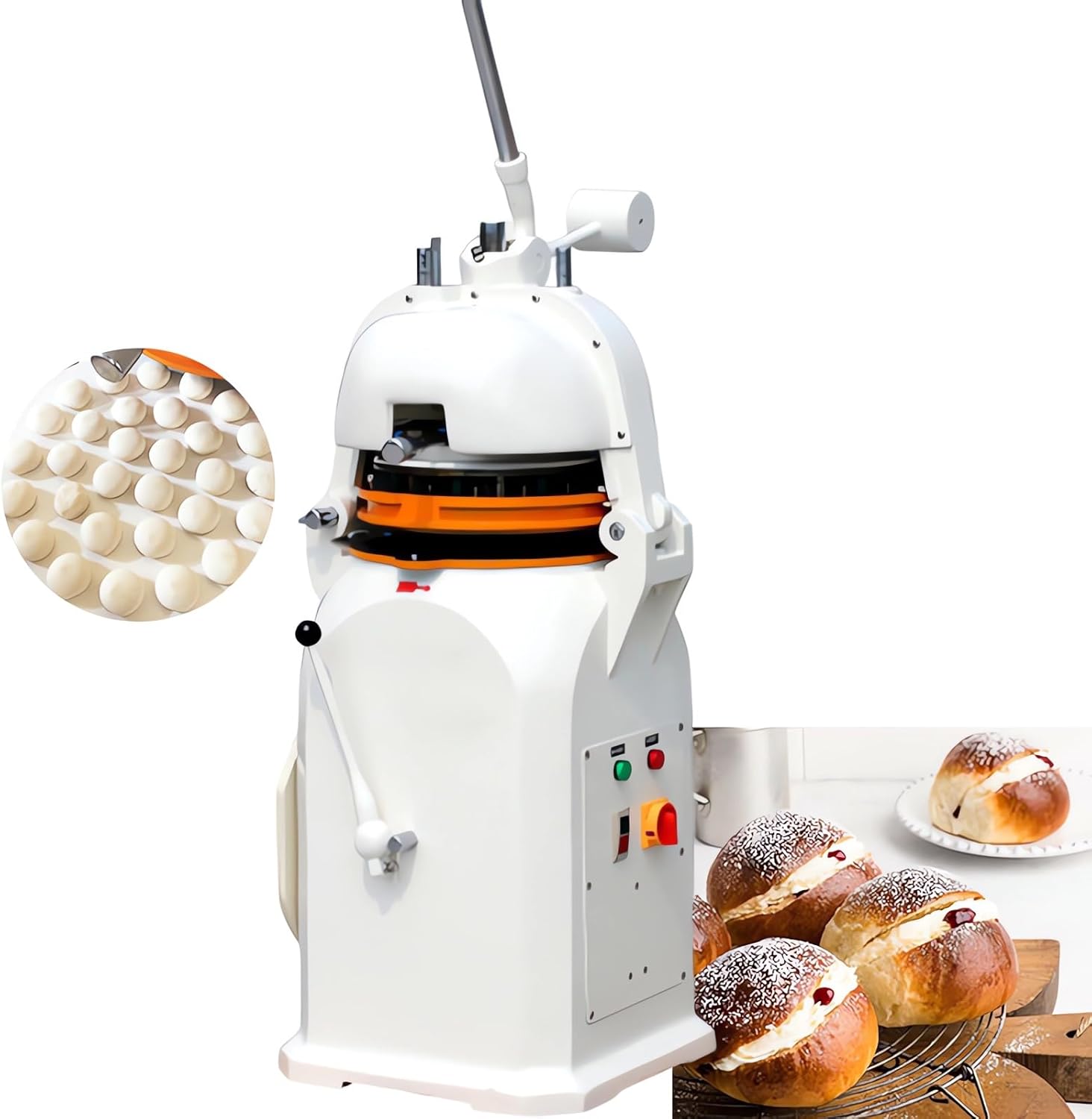 HayWHNKN Dough Divider Rounder 16pcs Dough Cutter Rounder