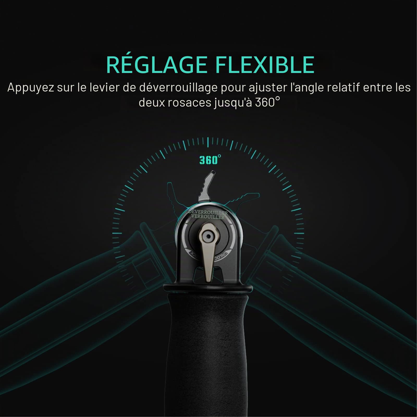 Tilta Adaptateur de Rosette à réglage Rapide Kit de Tournage Compatible avec Tilta Lightweight Shoulder Rig, RS2/RS3 Pro Gimbal - Noir（One Pair） TA-Ara-P-B