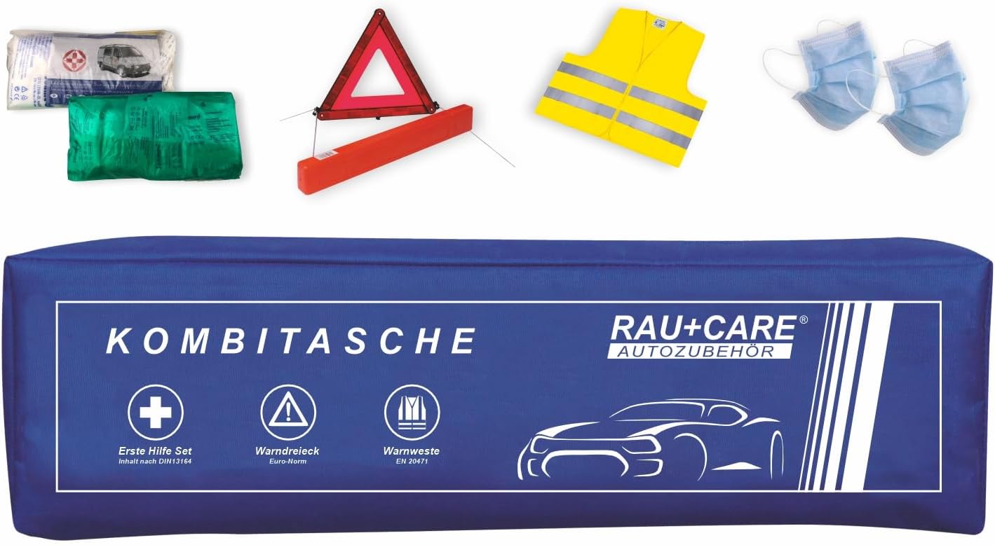 CARTREND Verbandtasche Österreich - KFZ Verbandkasten Mit Warndreieck