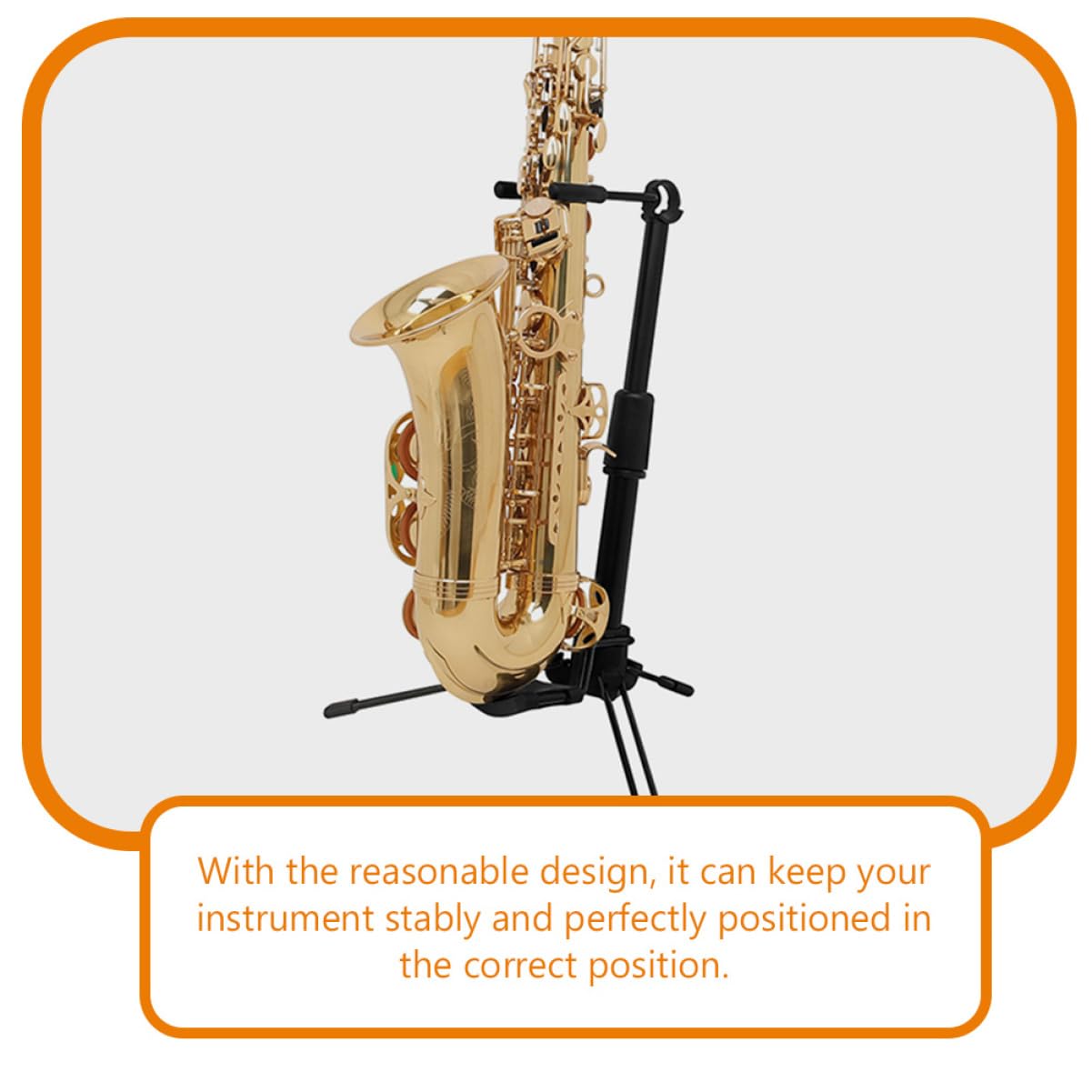 Didiseaon Soporte Eléctrico para Soporte De Trompeta Soporte para Oboe De Suelo Estante para Clarinete Soporte para Instrumentos Abdominales Instrumento De Viento Plegable