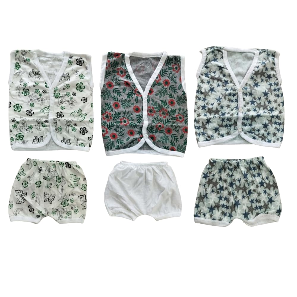 NEW CONCEPT Born Baby Clothes Set Combo | Multicolor Baby Wear Pack Top and Bottom (Button Type)-image-21