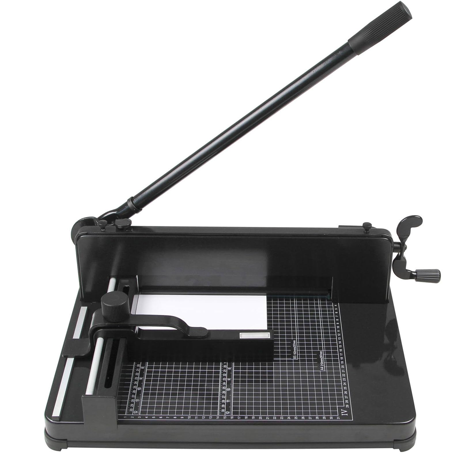 A4/A3 Professionale Tagliacarte, 400 Fogli - 40mm di Spessore Massimo di Taglio, con Lame da 315/440 mm, Doppio Fissaggio & Doppia Sicurezza, per Taglio Preciso & Sicuro A4