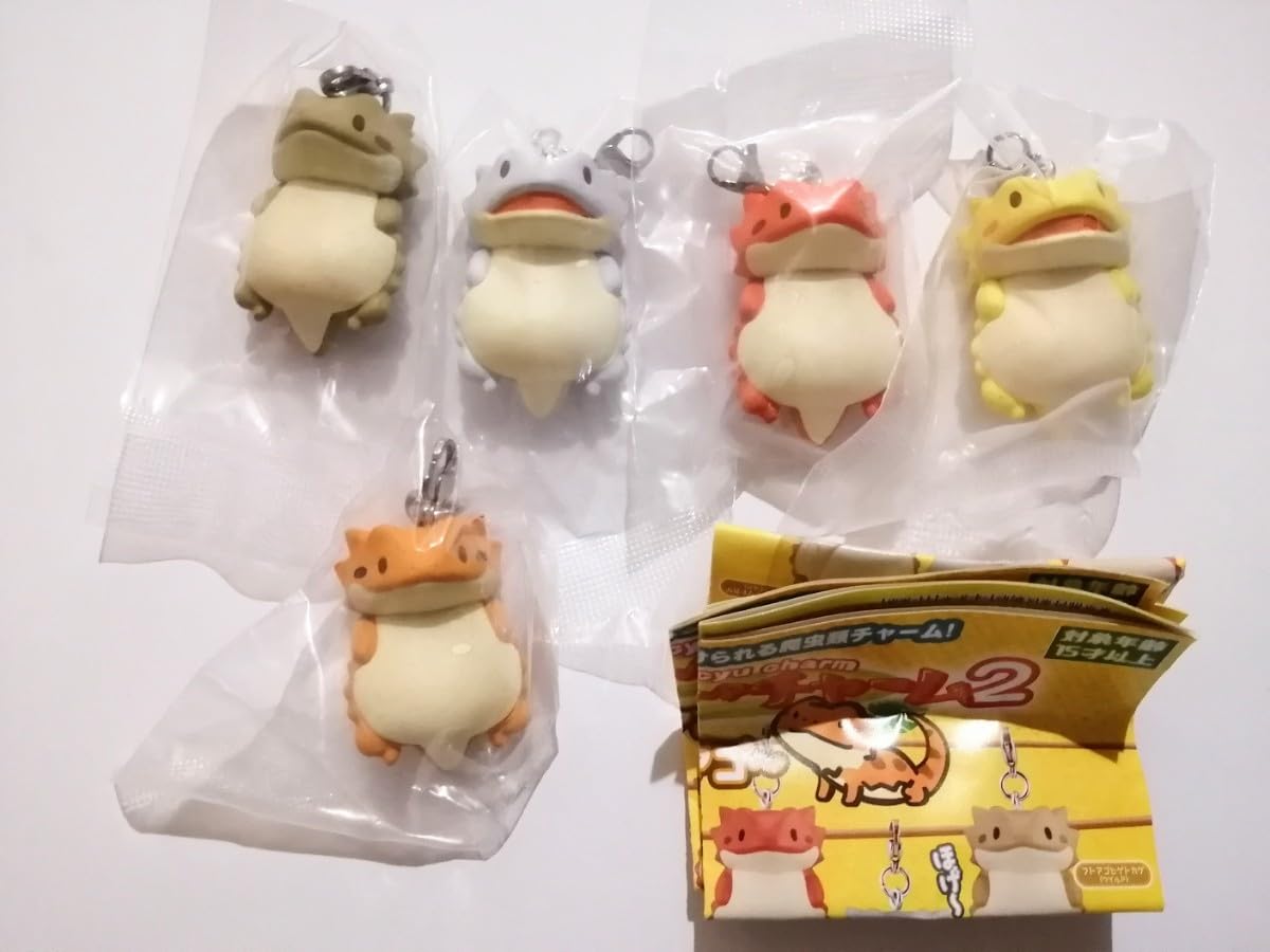 Amazon.co.jp: はちゅはちゅチャーム2 フトアゴ 5種セット フトアゴ