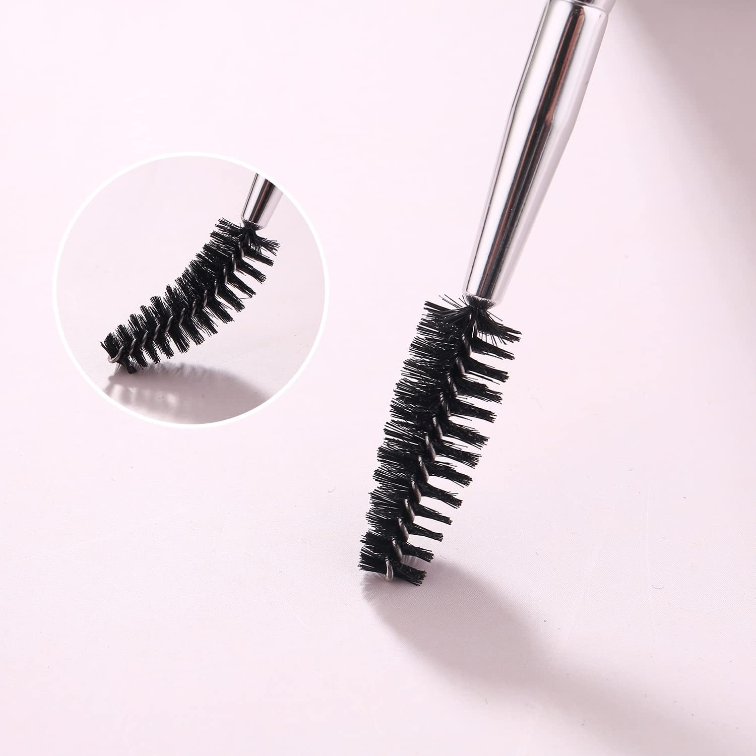 Keli Double Ended Eyebrow Brush & Spoolie - Angled Brow Brush for Precision Application & Blending of Eye Brow Powders 2