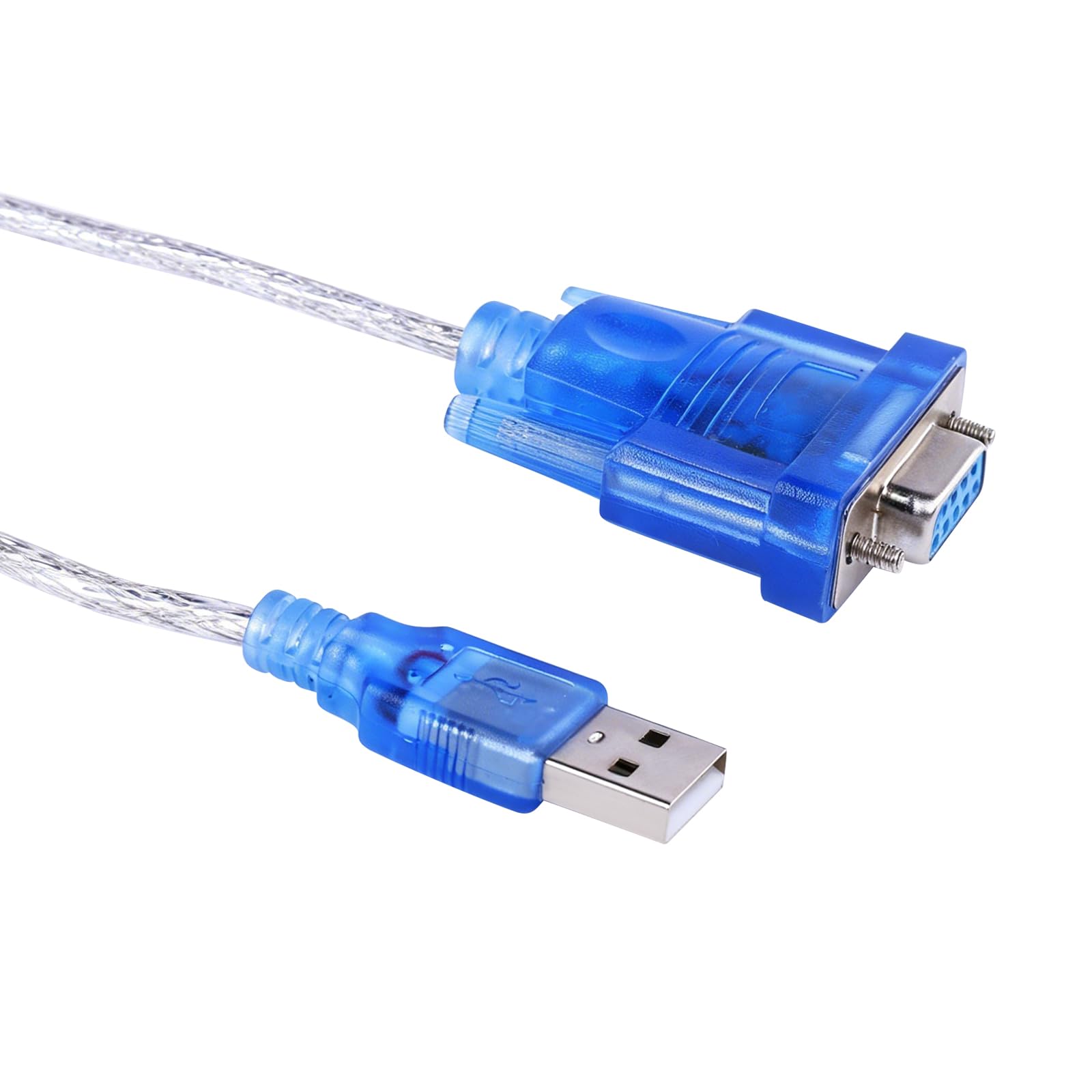 Adattatore da USB a seriale 3 m, RS232 a USB, cavo adattatore USB a RS232 DB9, adattatore seriale USB per porta COM, compatibile con Windows 11 10 8 7 Mac Linux, Plug & Play