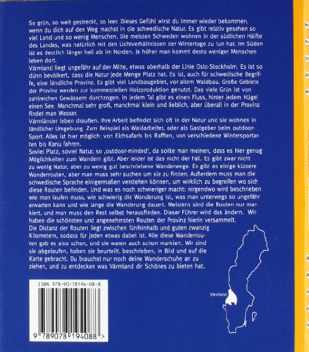 Wandern in Värmland. Das Seengebiet