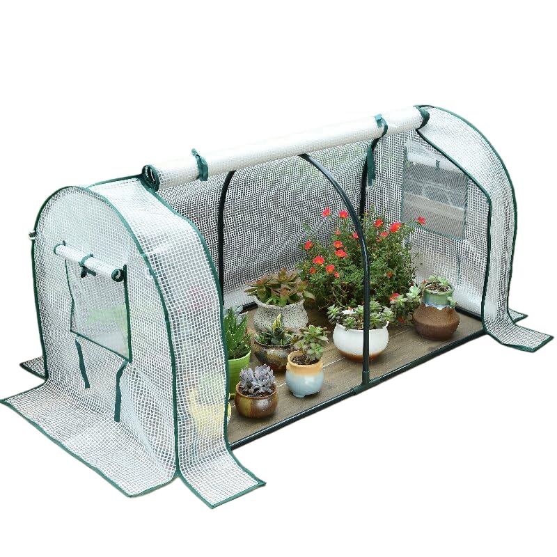 timilandビニ-ルハウス 小型 ミ二温室 幅120cmビニ-ル温室 家庭用