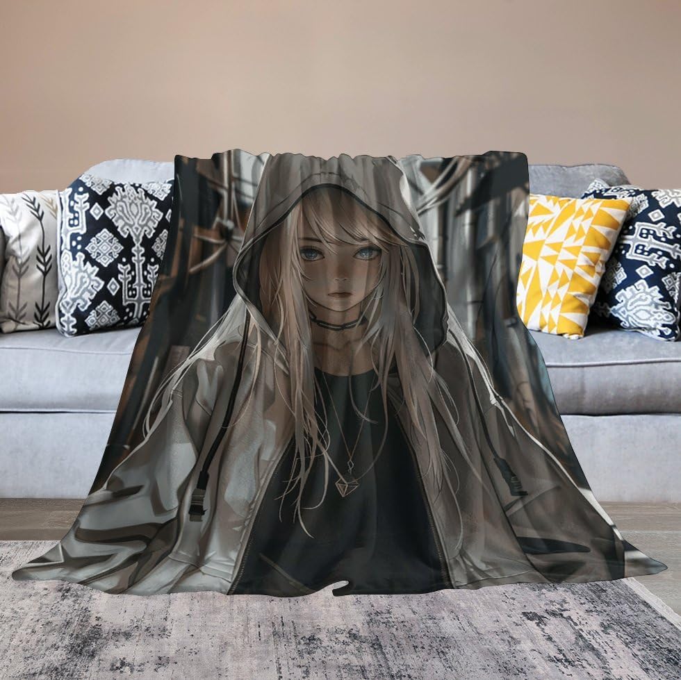 Couverture flanelle pelucheuse contre le froid et les frissons