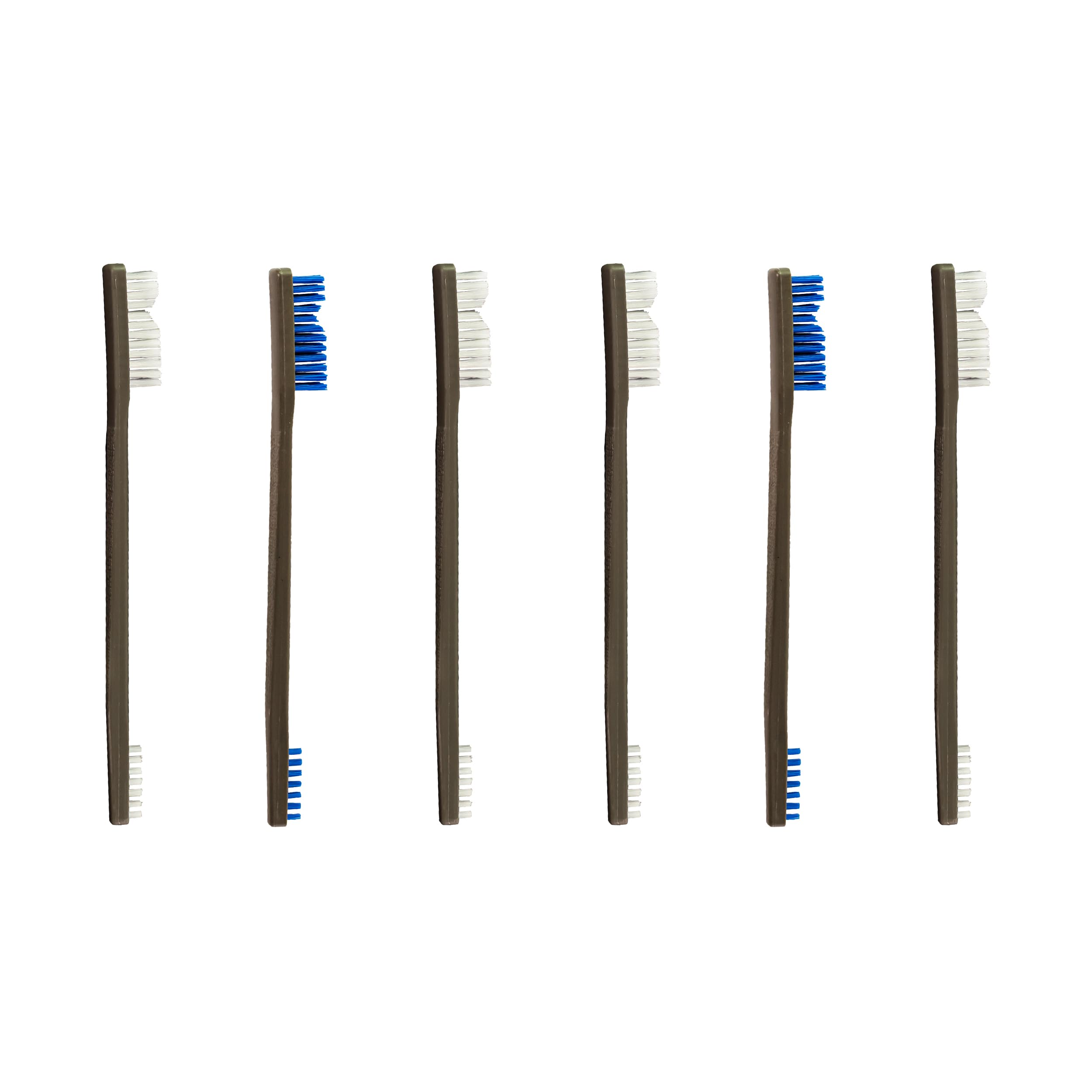 Otis Technology 6 Pack AP Brushes (4 Nylon/2 Blue Nylon)