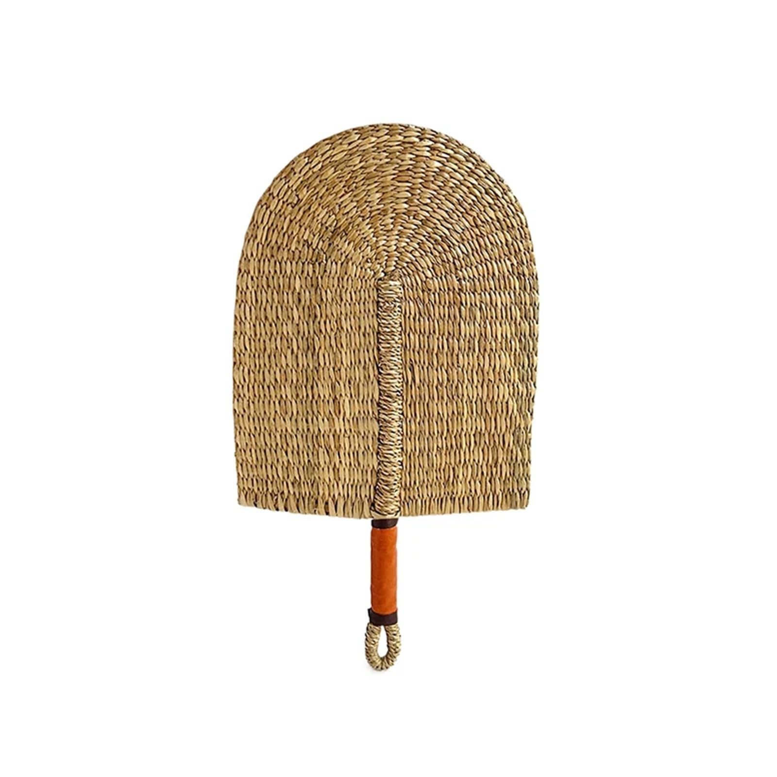 WJLYDM Woven Straw Fan Summer Cooling Grass Handwoven Handmade Hanging Decorations For Bedroom Wedding Party Home Decors(Color1)