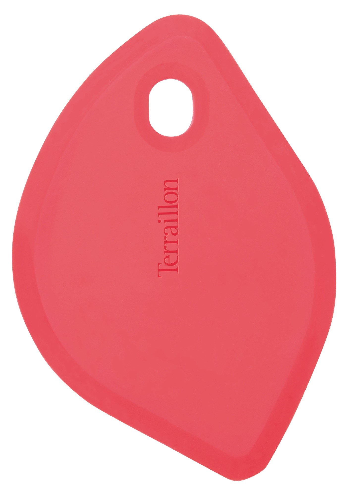 Terraillon Access Bowl Scraper, Professional and Household Utensil, Integrated Hanging Loop, Express Your Chef, Silicone, Citrus, 14.1 x 9.6999999999999993 x 0.3 cm, Agrumes