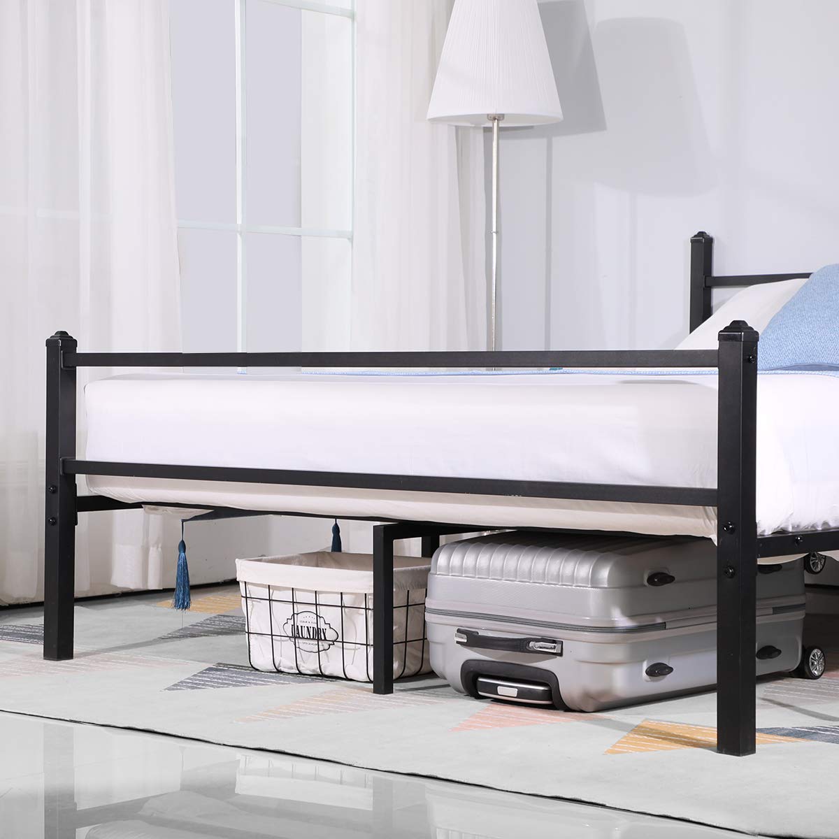 Amazon.com: GreenForest Queen Bed Frame Heavy Duty with Square