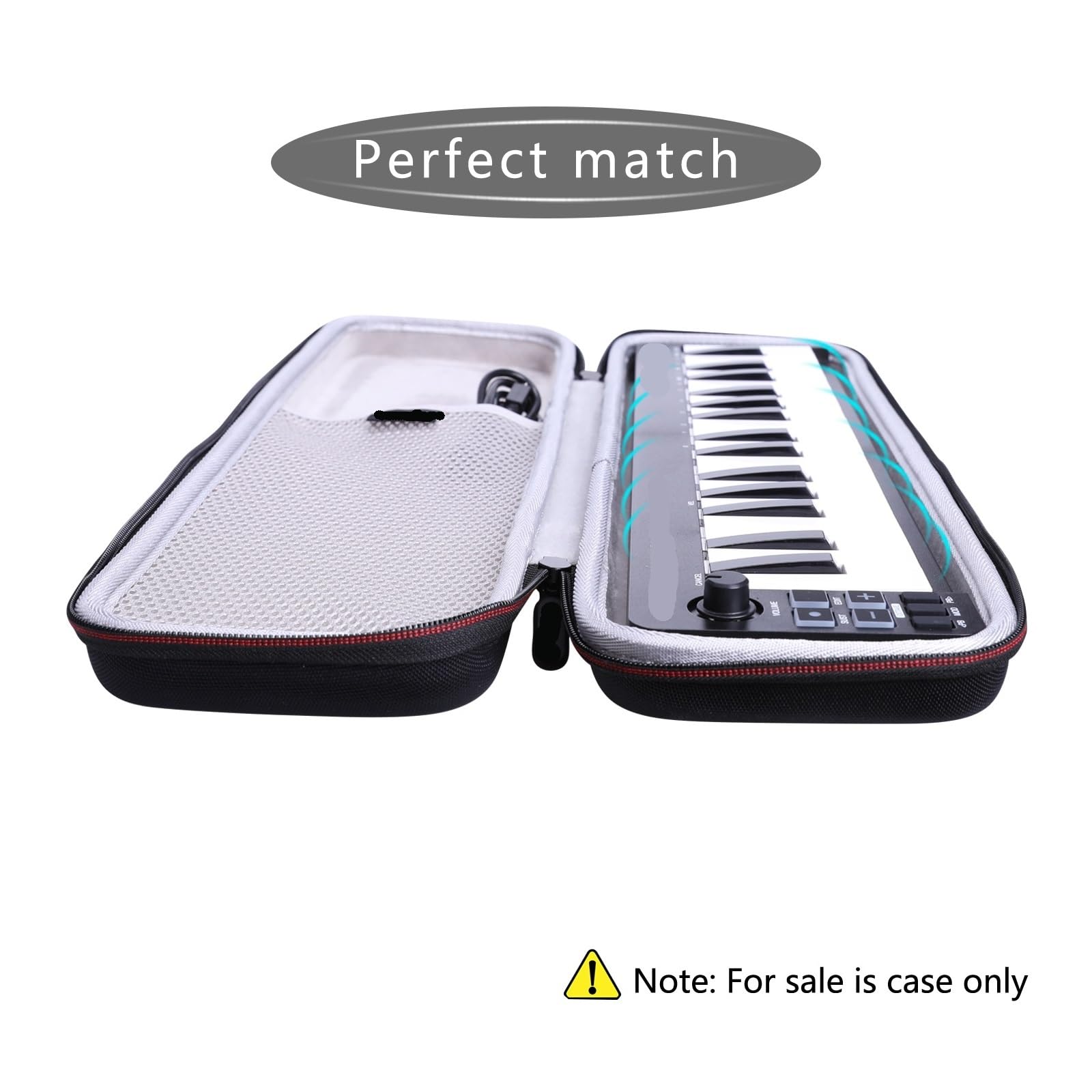 Borsa per Tastiera Custodia rigida impermeabile in EVA for controller tastiera MIDI portatile da viaggio for professionale
