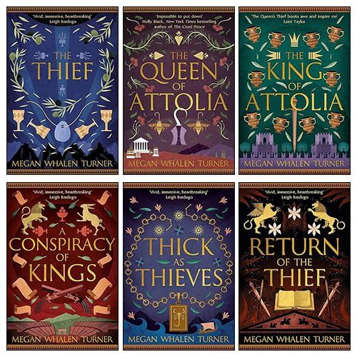 The Queen's Thief Series 6 Books Collection Set By Megan