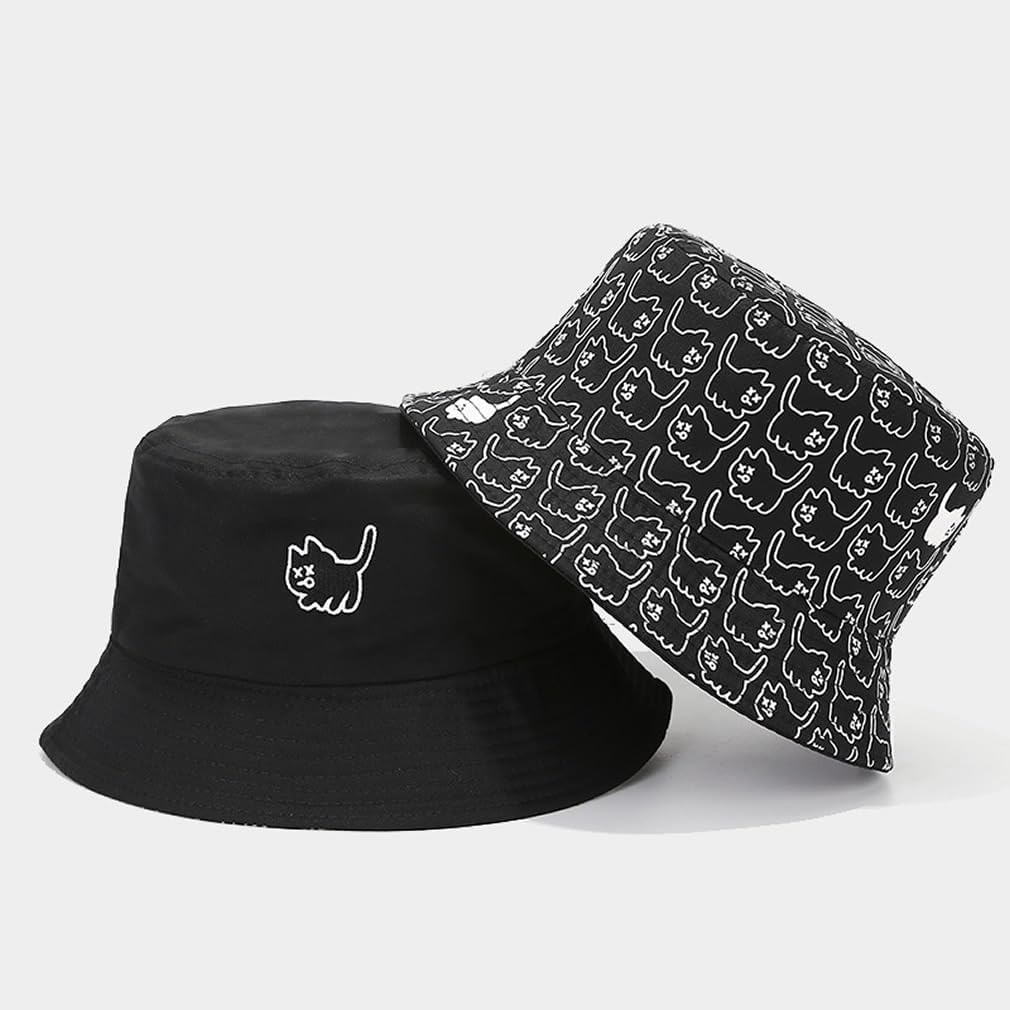 Quanhaigou Bucket Hats Unisex Sun Summer Travel Beach Fishing Cap for Men Women Teens - Image 2