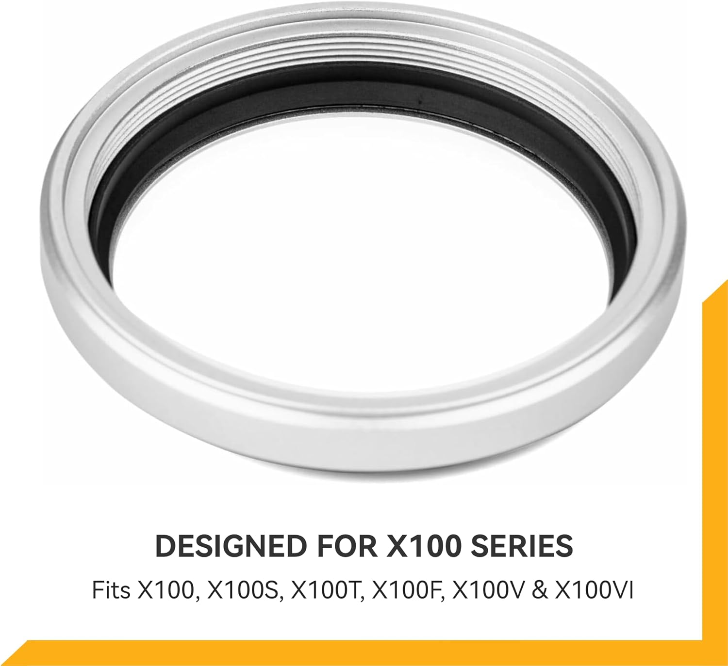 NiSi - NC UV (Silver Frame), Camera Lens Protector Filter for Fujifilm X100 Series (X100, X100S, X100F, X100T, X100V, X100VI), Ultraviolet Filter, UV Protection, Optical Glass, Waterproof Nano Coating
