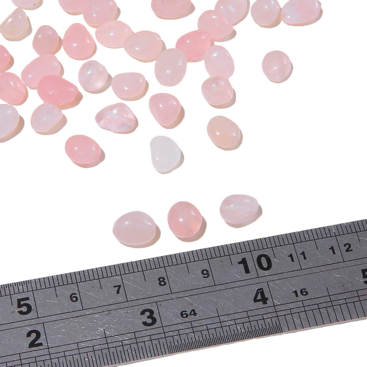 Natural Irregular Freeform Rose Quartz Stone Beads for DIY Jewelry Making 5-8mm 38cm - Image 4