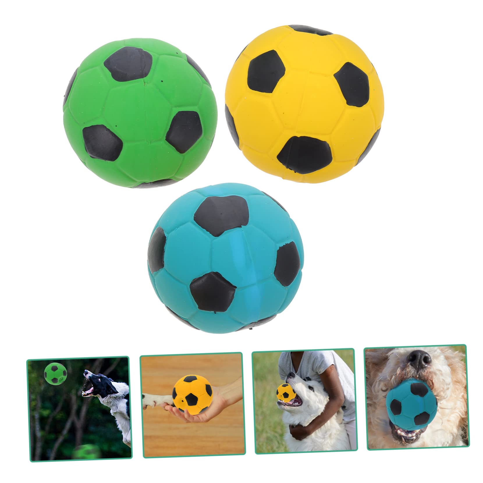 Sosoport 12stücke Spielzeuge Fußballförmige Kauspielzeuge Für Hunde Weiche Und Langlebige Beißspielzeuge Zur Zahnpflege Für Welpen Und Kleine Hunde