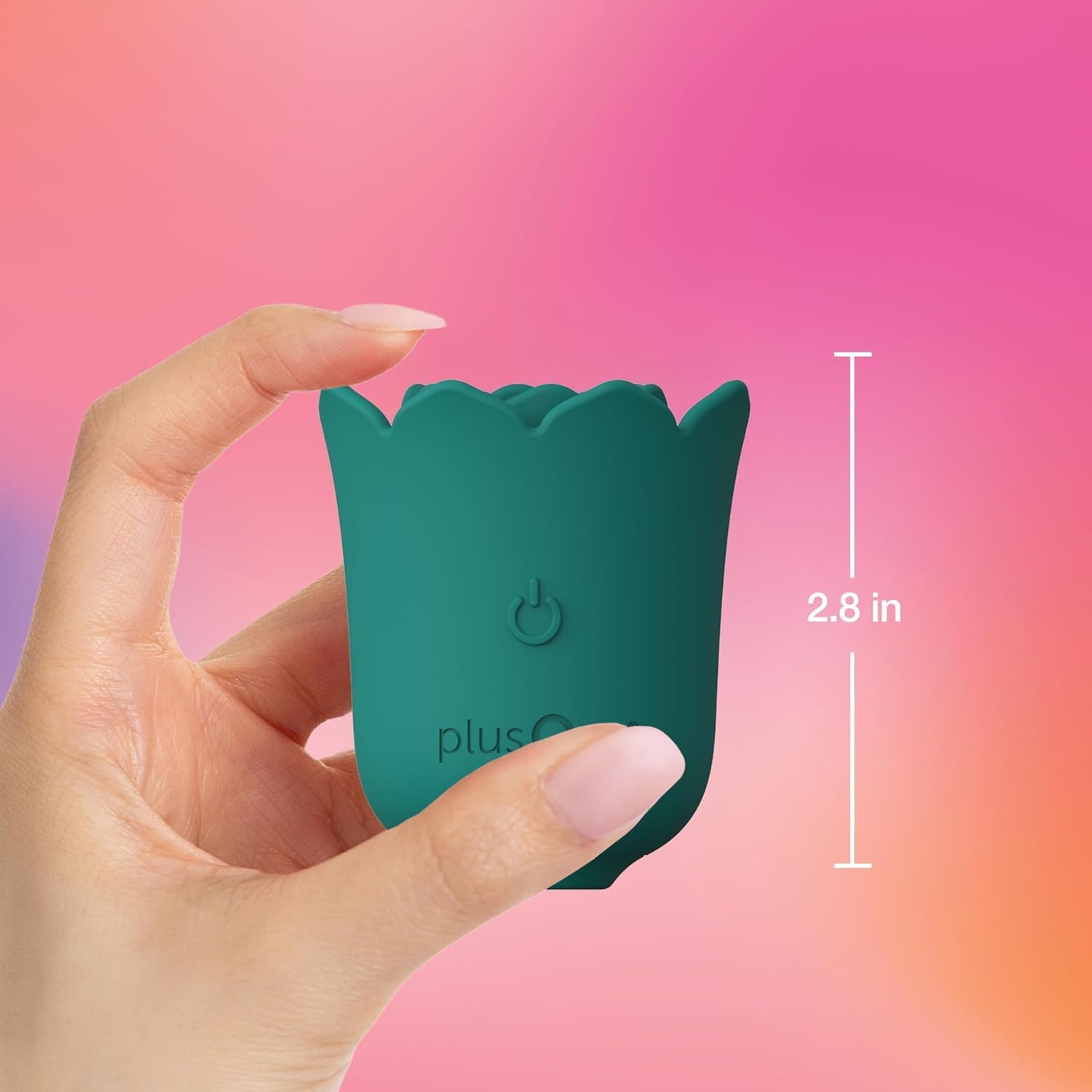 plusOne Succulent Arouser with Cute Storage Pot, 10 Vibration Settings