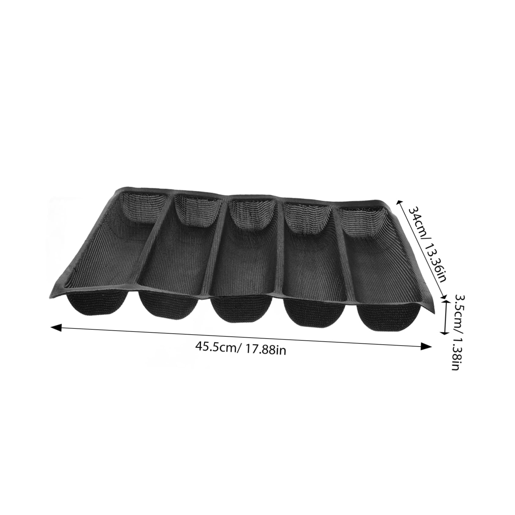 Molde De Silicona Para Pan Múltiples Rejillas Para Pan Francés Fácil De Liberar