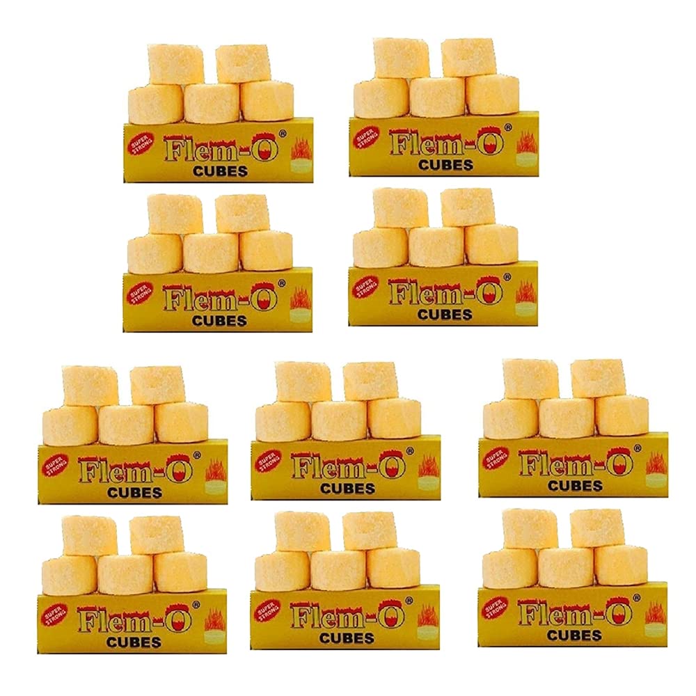 Maverick Flem-O Cubes Dry Fuel for Travel, Outdoor Sports, Camping and Hiking Yellow (50 Nos) (B0993GQV94) Amazon Price History, Amazon Price Tracker