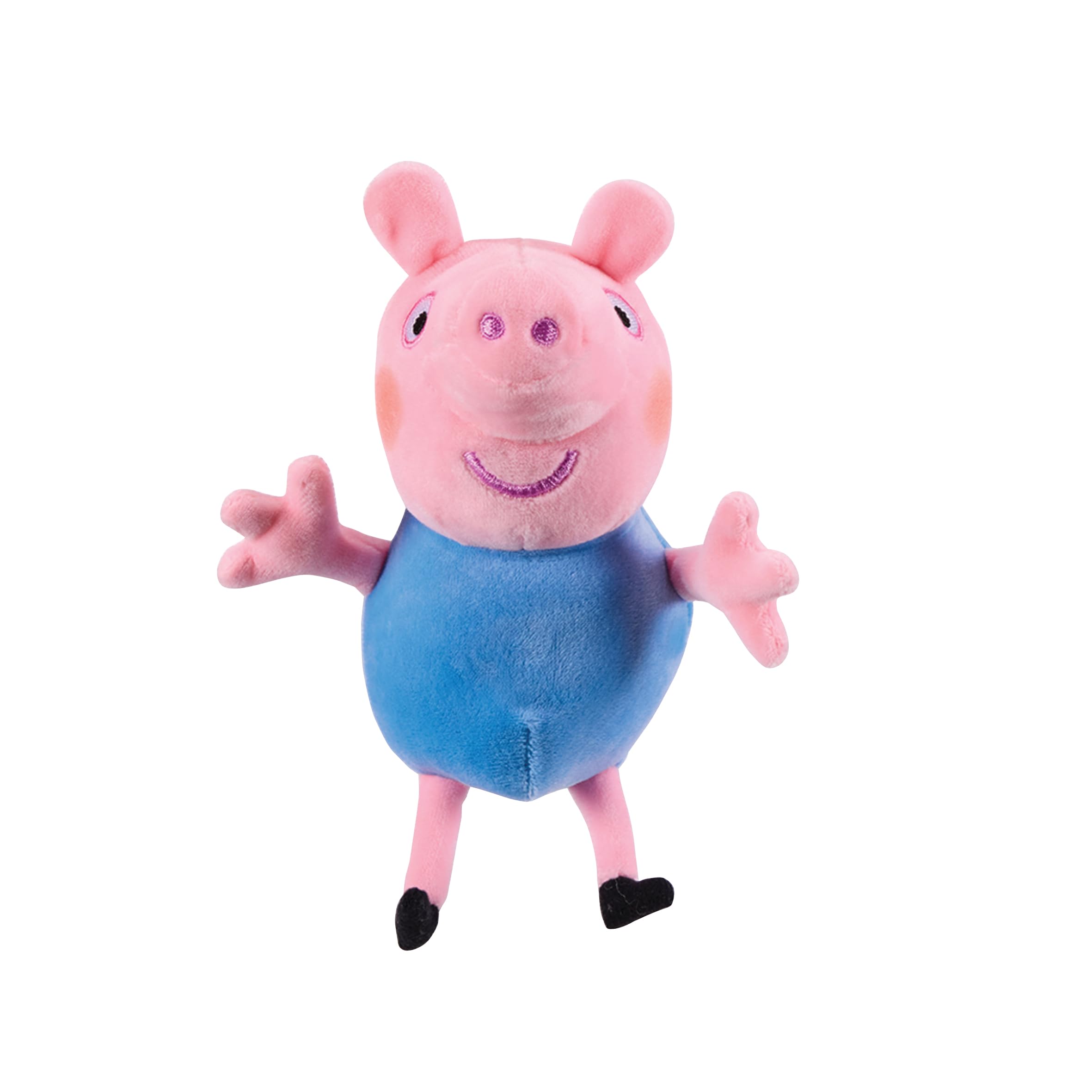 Peppa Pig 3-Pack Plsuhies - Peppa with Little Brother George and Baby Sister Evie - Stuffed Animal Pre-school Toys