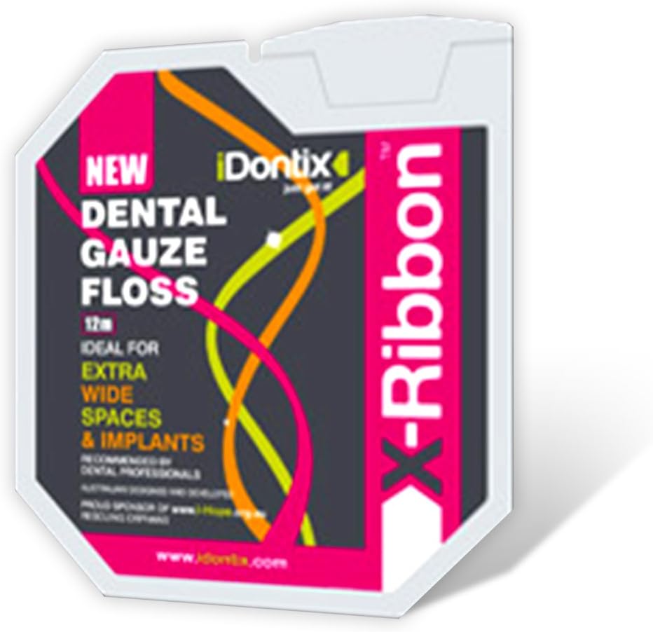 X-Ribbon Dental Gauze Floss 12 m (Pack of 1) ROLL