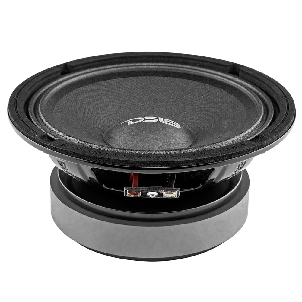 Set pour DS 18 PRO-68XA 1 Enceinte médium Grave, édition 10ème Anniversaire, 16,5 cm 165 mm 6.5", 250 Watt rms 500 Watt Max, 8 ohm, 96 DB, pour la Maison, 1 pièce + Montage faston