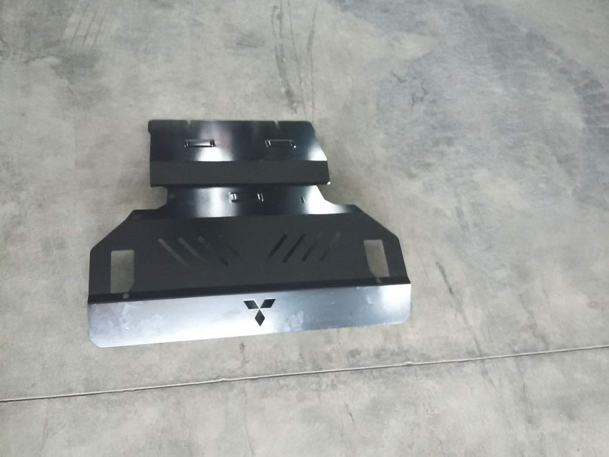 compatibile con Piastra paramotore di acciaio Mitsubishi Pajero 3 (V60, V70) (1999-2007)