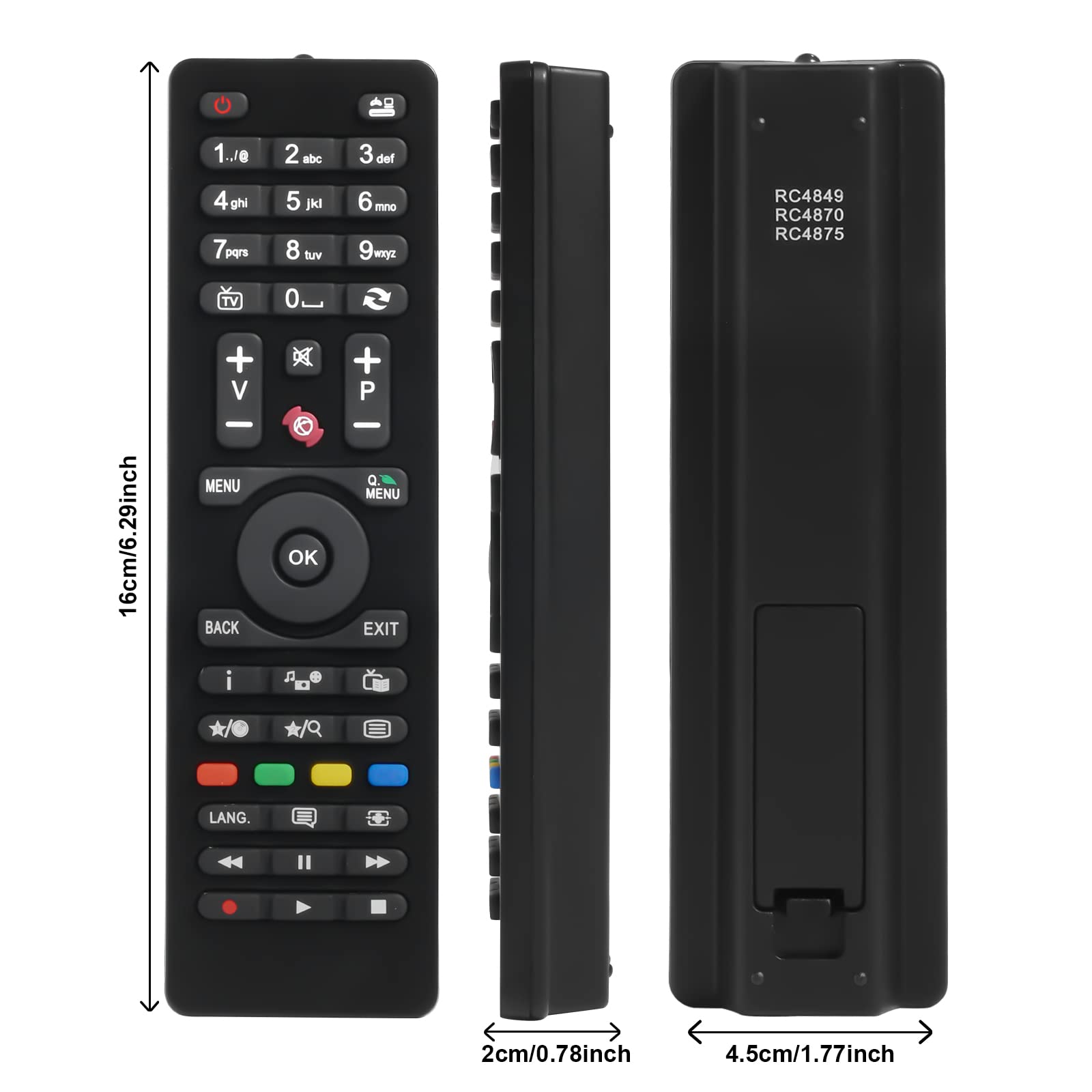 Télécommande De Remplacement Générique Pour RC4875/RC4870/Configur4907 - Neuf Sous Blister