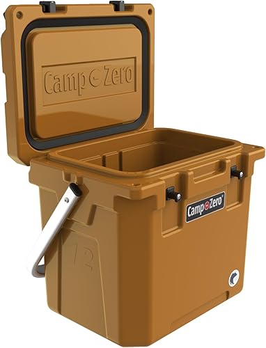 Miniatura 8 de CAMP-ZERO 12  12.6 Qt. Enfriador premium con portavasos moldeados y mango de aluminio plegable