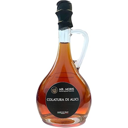 Colatura di Alici Salsa Jugo de Anchoas Mr. Moris Made in Italy (250ml)