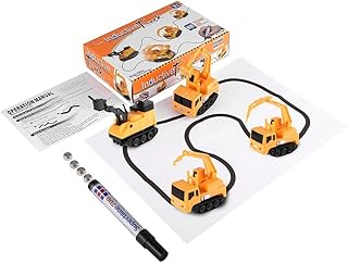 1 Pcs Magic Mini Pen Automatic Inductive Toy Car Model Series Puzzle Follow Any Drawn Line Toys for Children Boys Kids(Random)