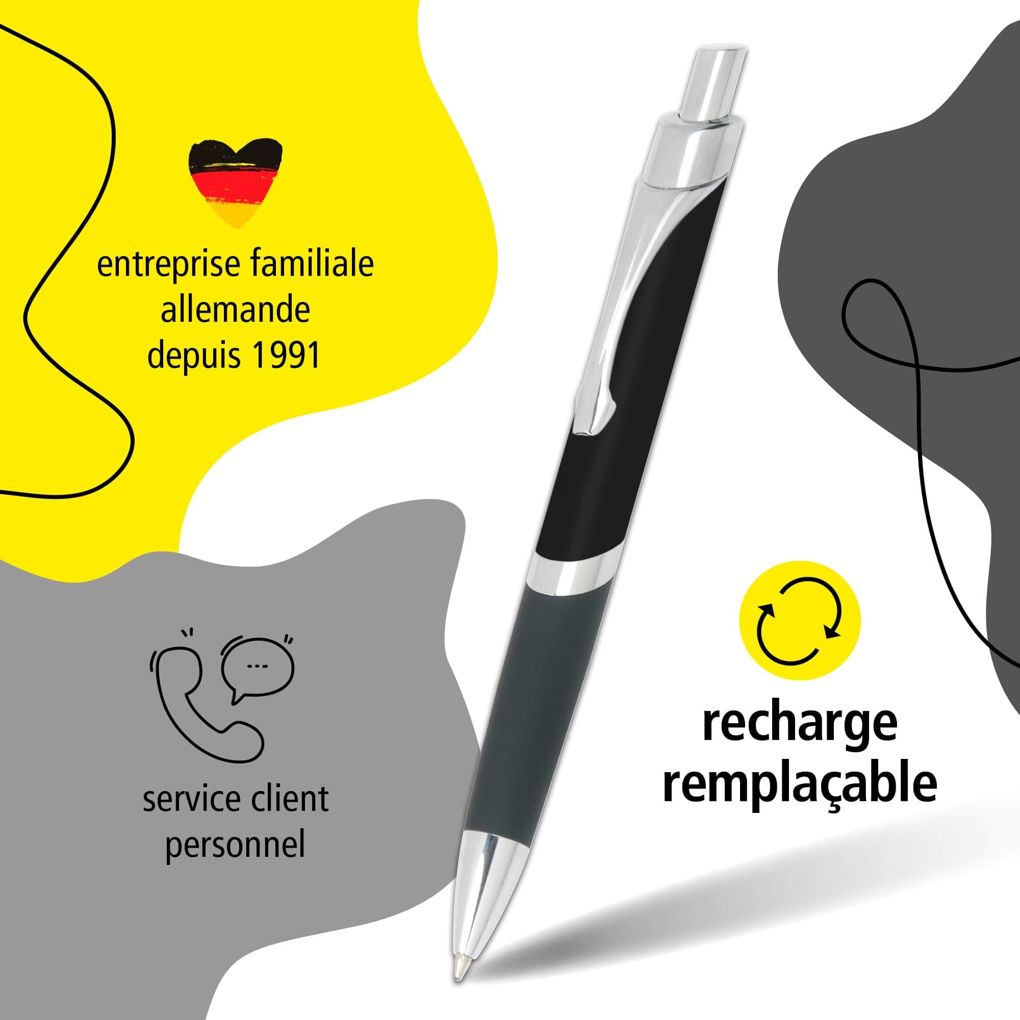 Stylo Bille Piccolo Race ONLINE 33700/3D - Rétractable Avec Recharge D1 Et Stylet