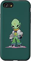 Vista 13 de iPhone 13 Pro Alien Rapper Cool Music Retro Vintage Cute Dancing UFO Space Case
