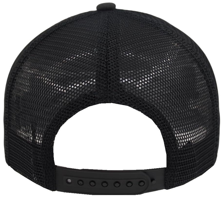 Image of Vintage Washed Snapback Baseball Hat for Men Women, Unstructured Cotton Crown /Soft Mesh /Flexible Visor /Foldbale for Pocket